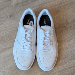 Cole Haan White Perforated Sneakers
